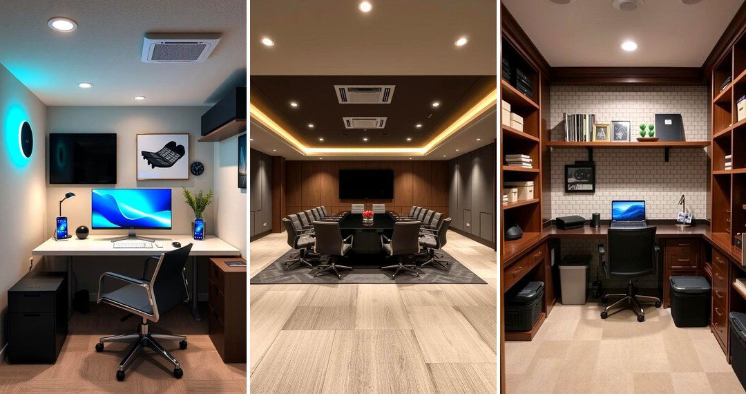 24 Functional Basement Office Ideas for Productivity
