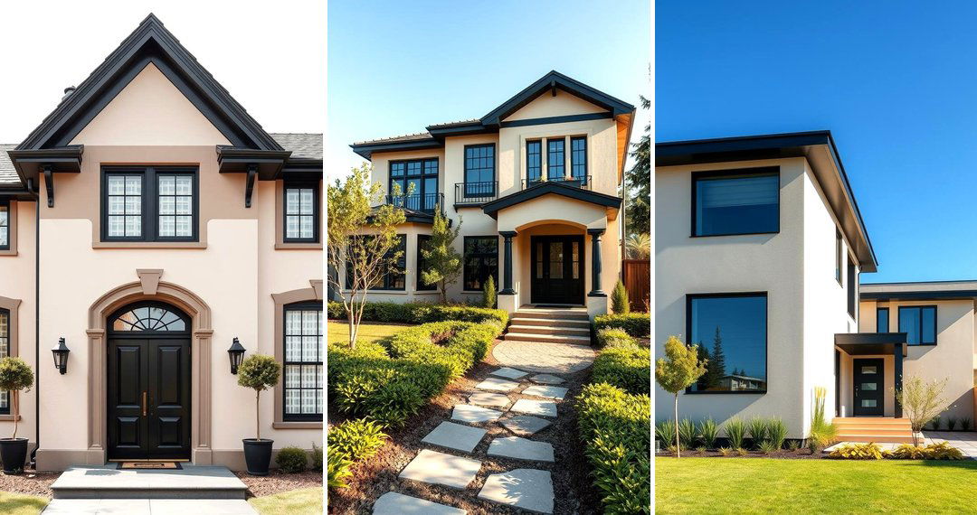 24 Beige and Black House Exterior Design Inspiration