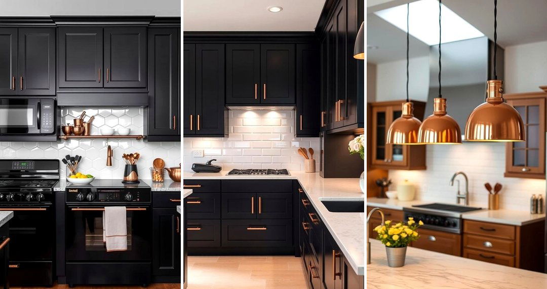 24 Black and Copper Kitchen Ideas for Modern Contrast