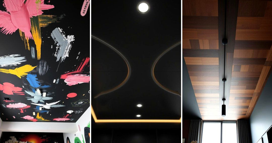 24 Dramatic Black Ceiling Ideas for Bold Interior Statements