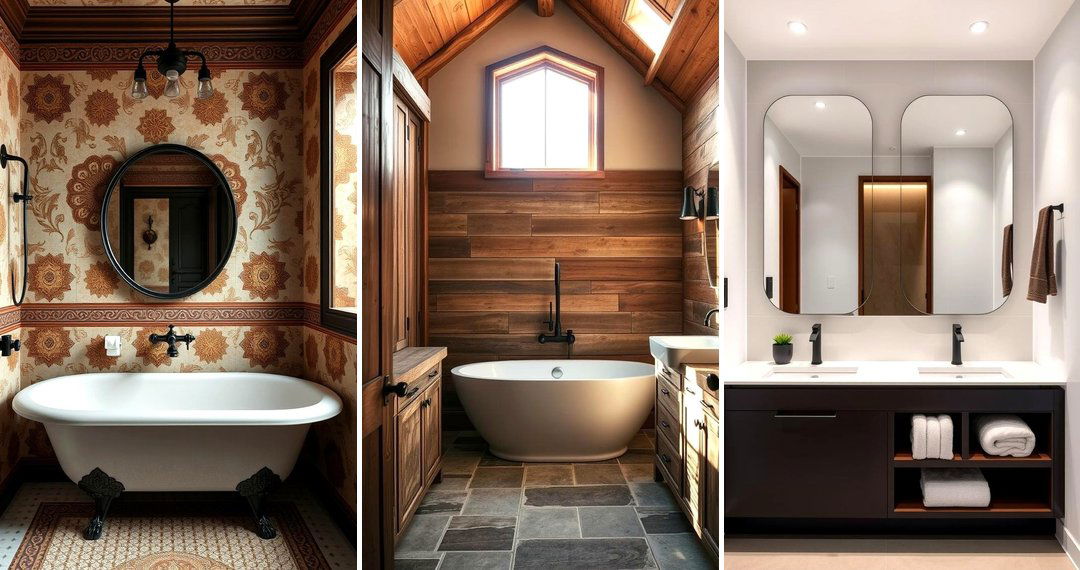 24 Brown and Black Bathroom Ideas for Modern Elegance