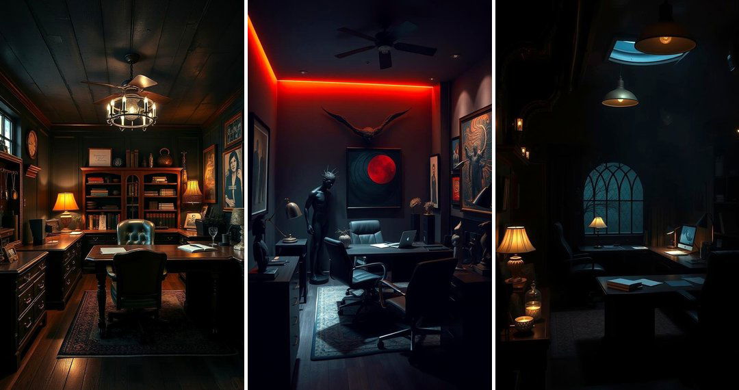 Dark Home Office Design Ideas: 24 Inspiring Concepts
