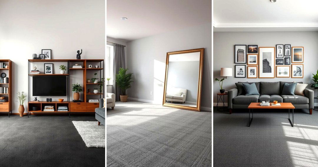 24 Modern Grey Carpet Living Room Ideas for Neutral Elegance
