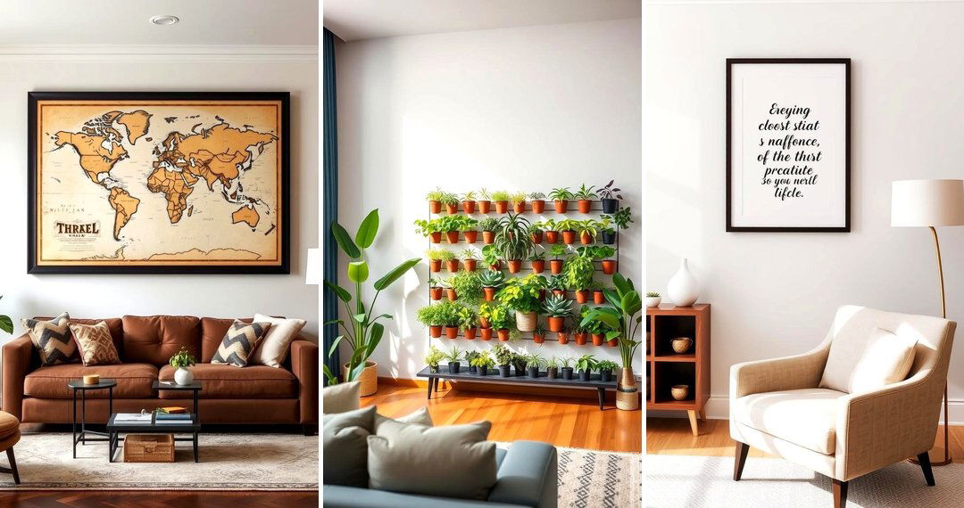 24 Chic Living Room Wall Decor Ideas to Refresh Your Interior