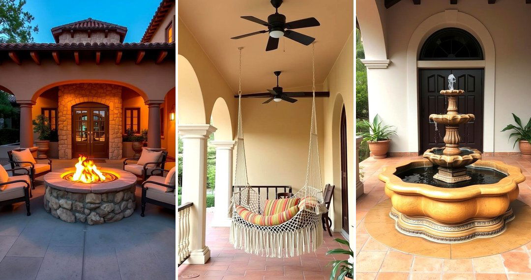 24 Spanish Style Front Porch Ideas with Mediterranean Flair