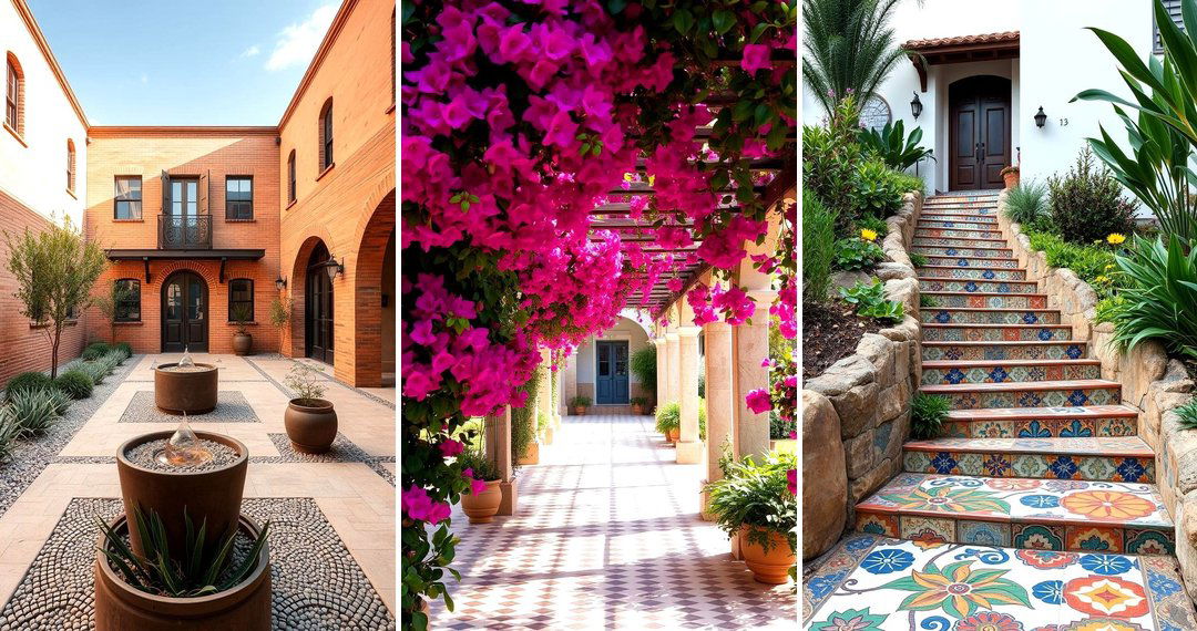 24 Charming Spanish Style Patio Design Concepts