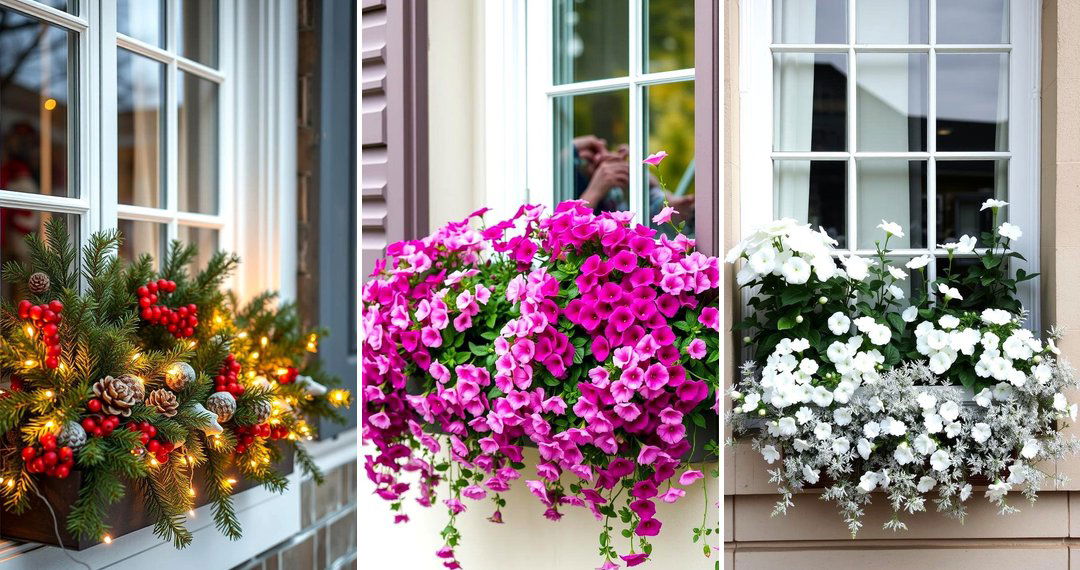 24 Beautiful Window Box Ideas for Blooms All Year Round