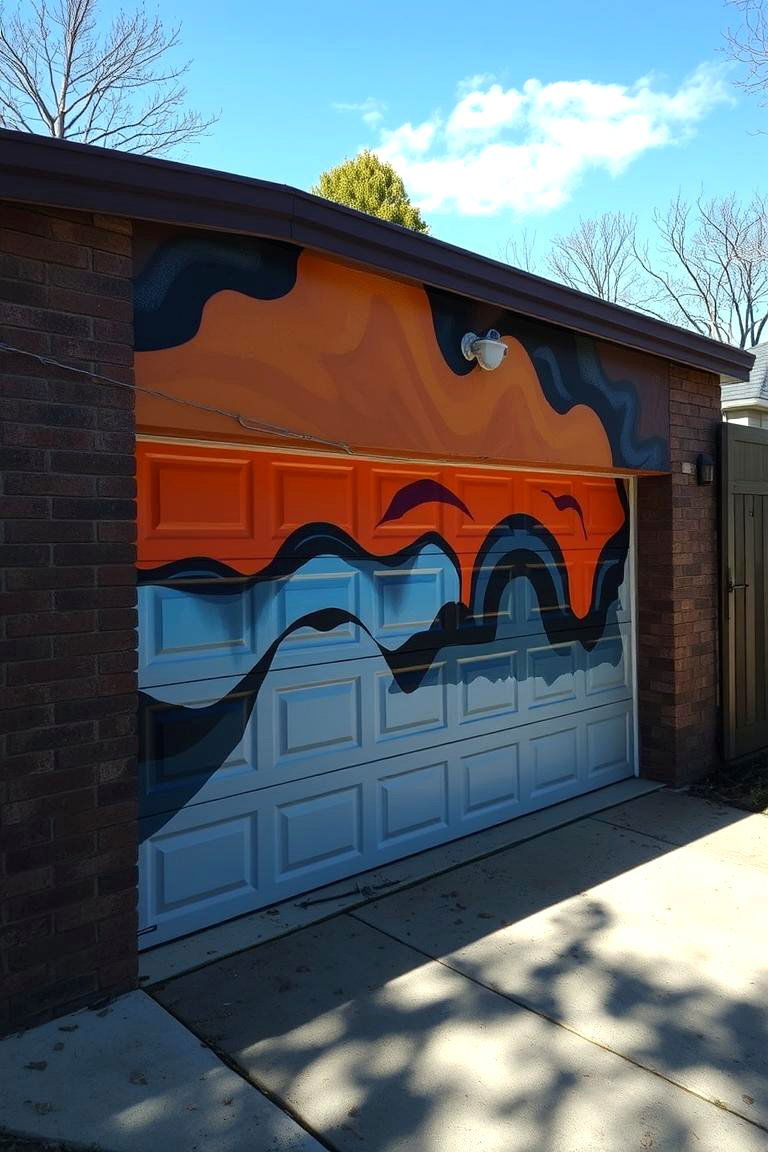 3D Illusion Painting - 24 Garage Wall Paint Ideas