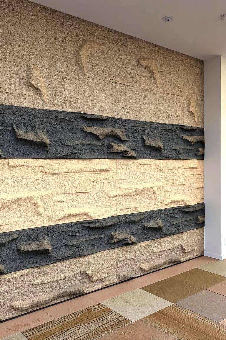3D Textured Wall Surfaces - 24 Garage Wall Ideas