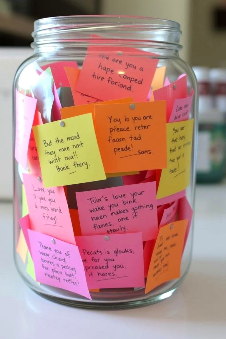 40 Reasons Why I Love You Jar - 24 40th Wedding Anniversary Gift Ideas