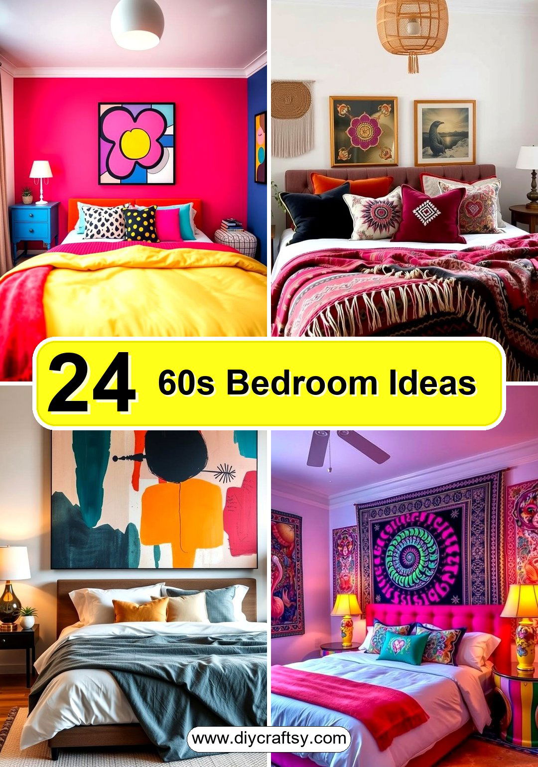 60s Bedroom Ideas