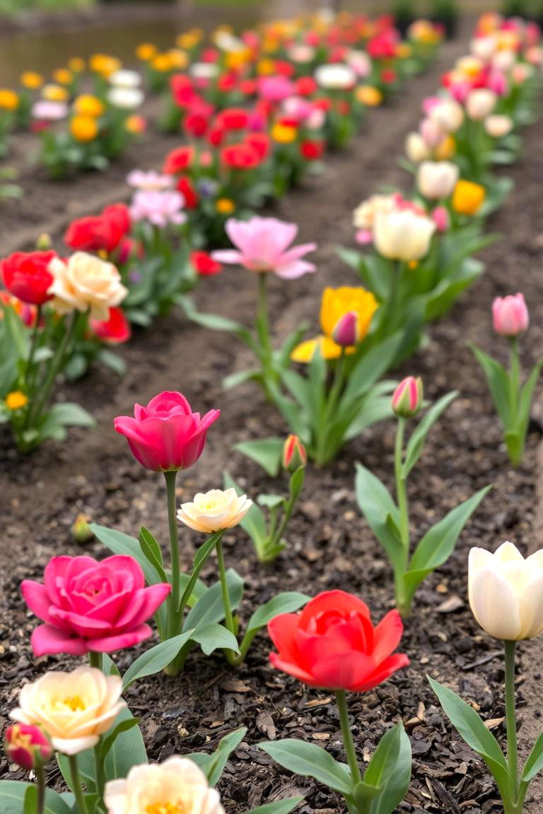 A Beautiful Flower Garden for Two - 24 10 Year Wedding Anniversary Ideas