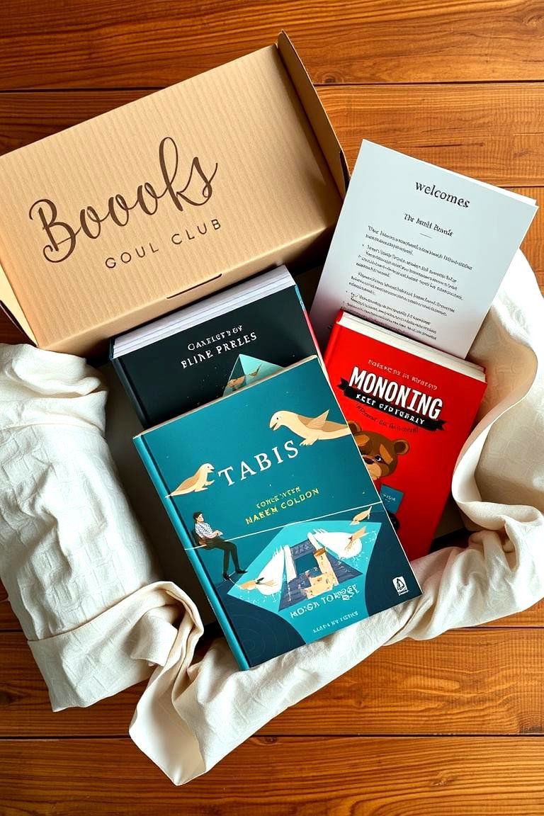 A Book Club Subscription for Literary Adventures - 24 Wedding Gift Ideas for Couples