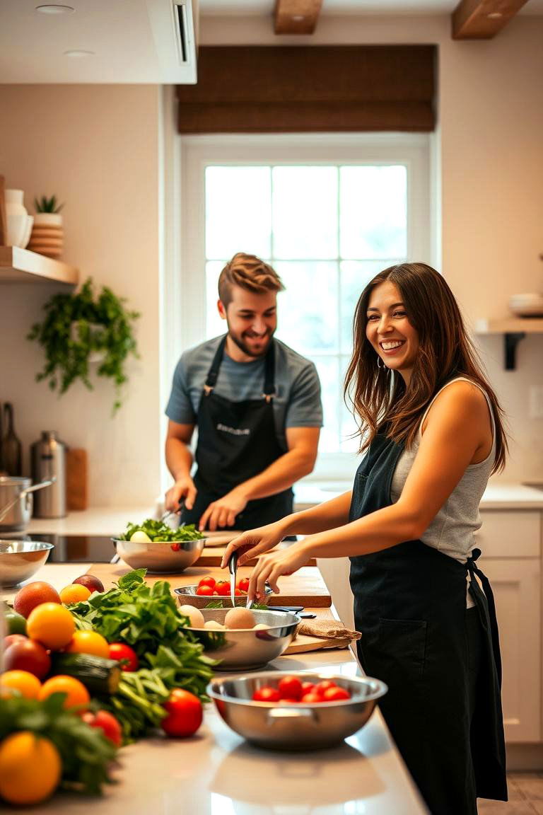 A Couples Cooking Class - 24 First Wedding Anniversary Gift Ideas