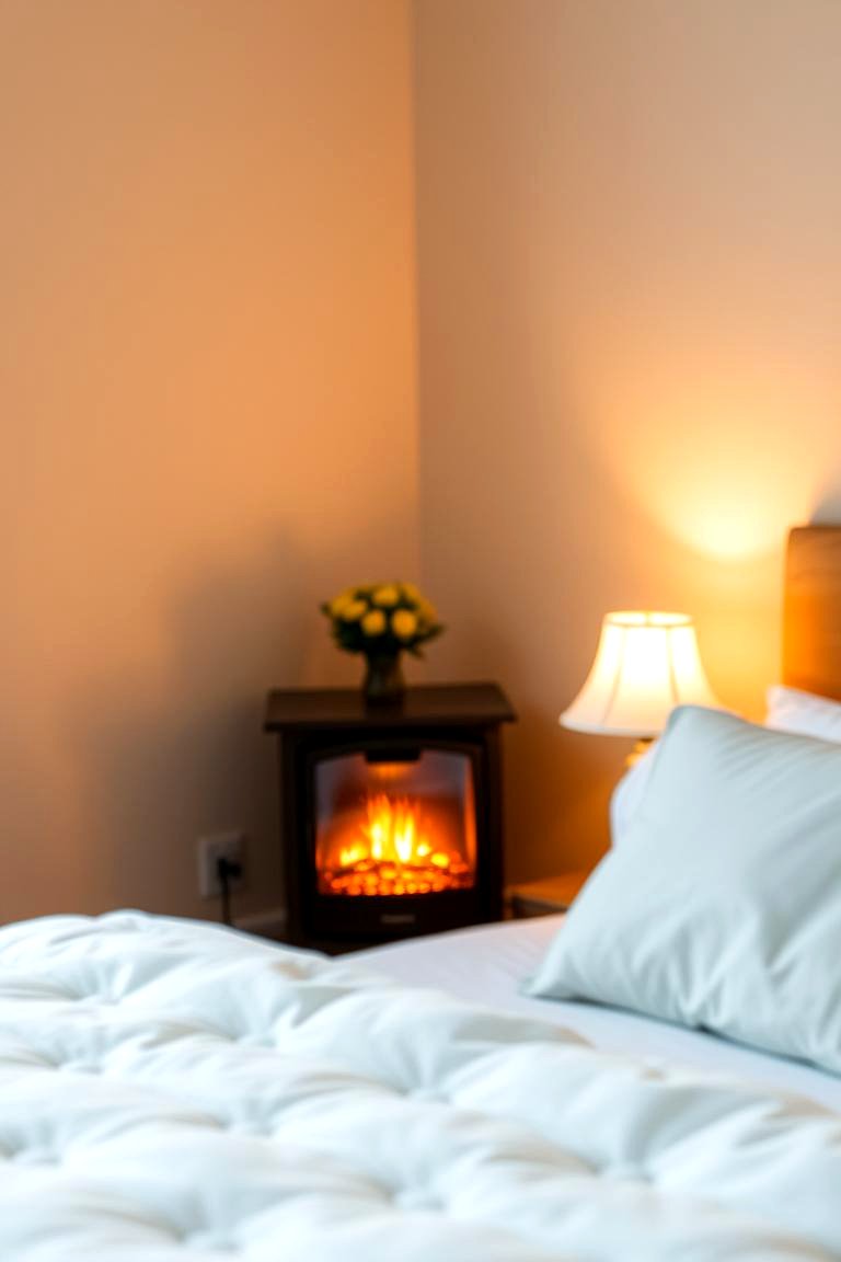 A Cozy Fireplace for Ambiance - 24 Cozy Bedroom Ideas