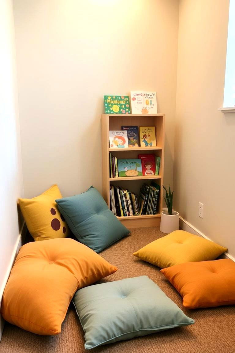 A Cozy Reading Corner - 24 montessori nursery ideas