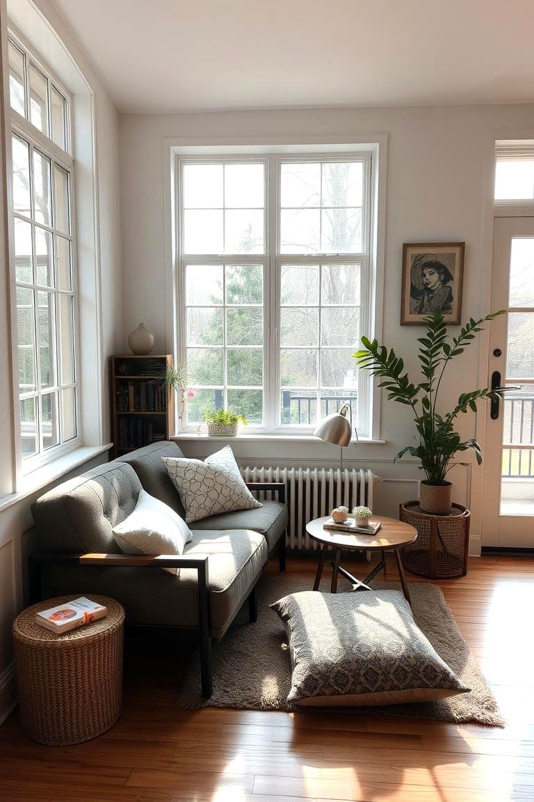 A Cozy Reading Nook - 24 Small Sunroom Ideas
