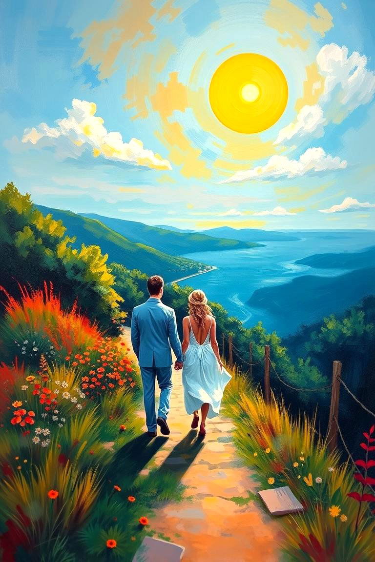 A Custom Painting - 24 First Wedding Anniversary Gift Ideas
