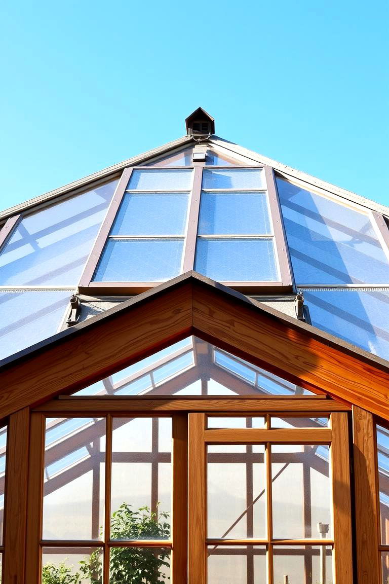 A Frame Rooftop Greenhouse - 24 Rooftop Greenhouse Ideas