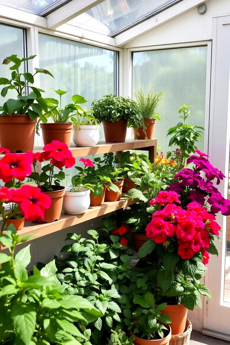 A Greenhouse - 24 Small Sunroom Ideas