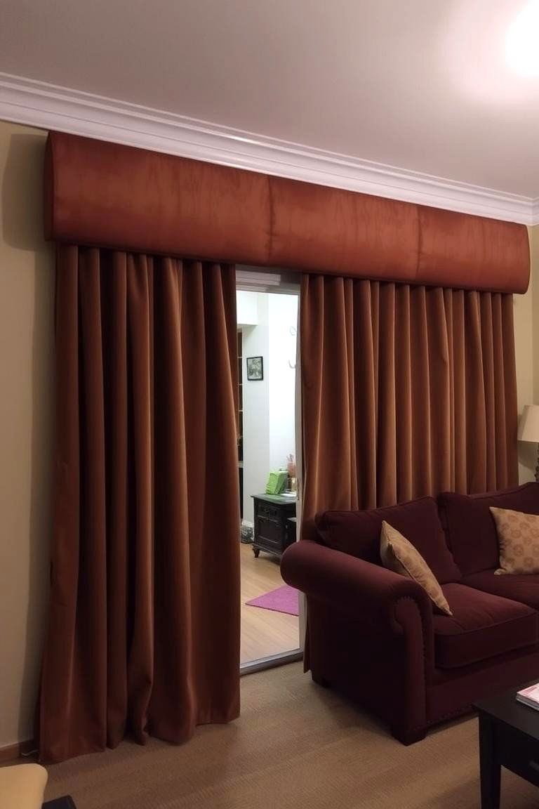 A Hidden Door Behind Curtains - 24 Hidden Door Ideas