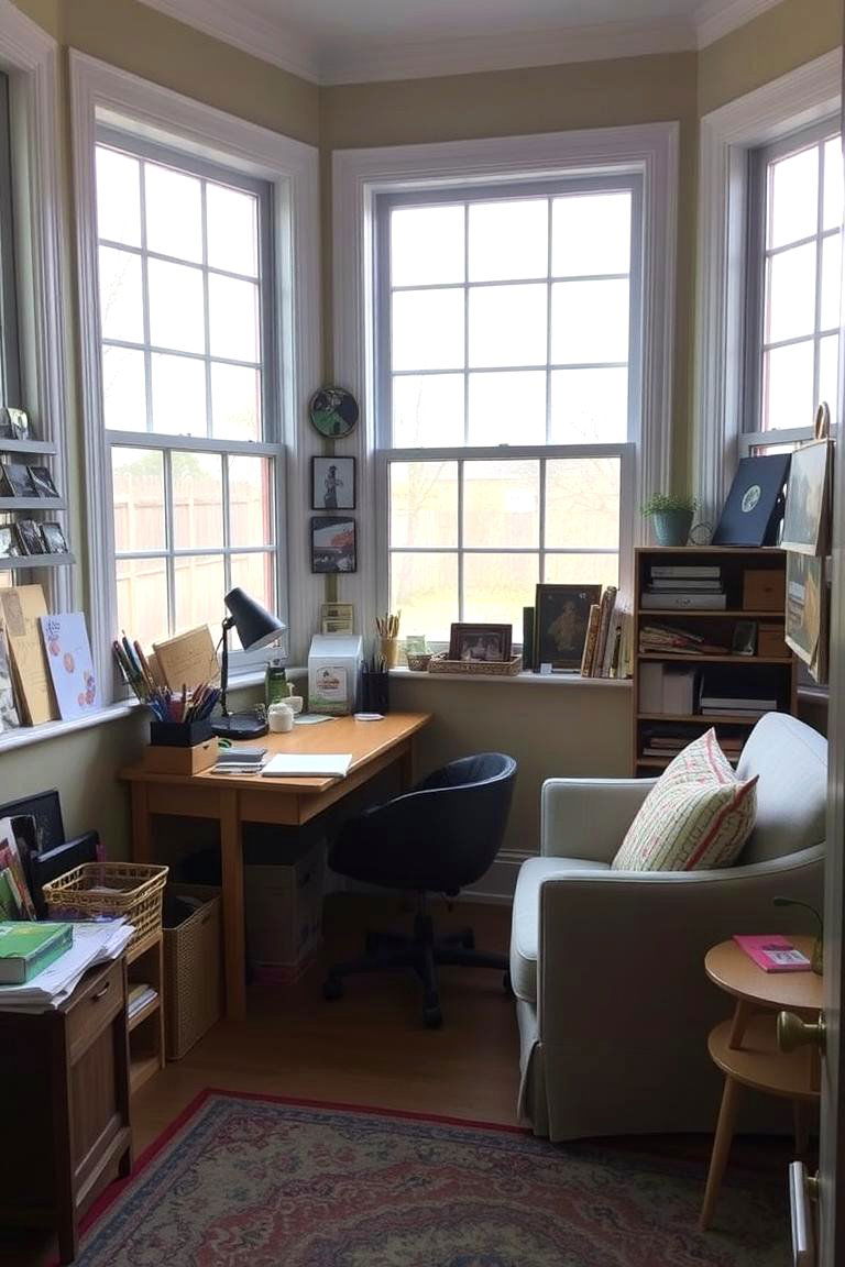 A Hobby Space - 24 Small Sunroom Ideas
