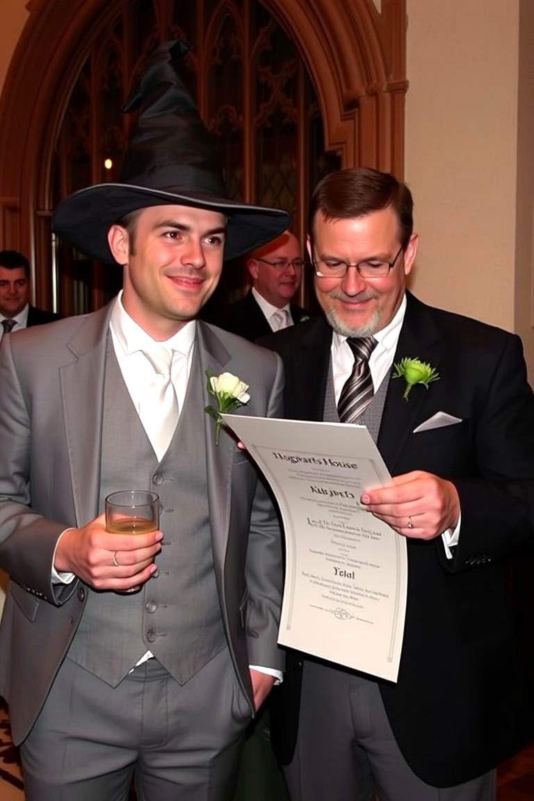 A Hogwarts House Sorting Ceremony - 24 Harry Potter Wedding Ideas