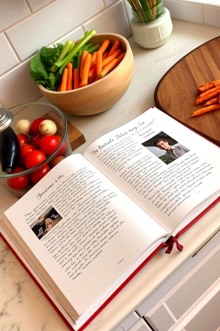 A Personalized Cookbook - 24 First Wedding Anniversary Gift Ideas
