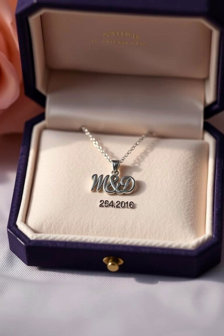 A Personalized Piece of Jewelry - 24 First Wedding Anniversary Gift Ideas