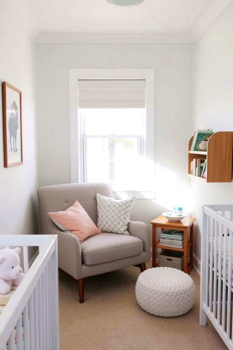 A Quiet Reading Corner - 24 Minimalist Nursery Ideas