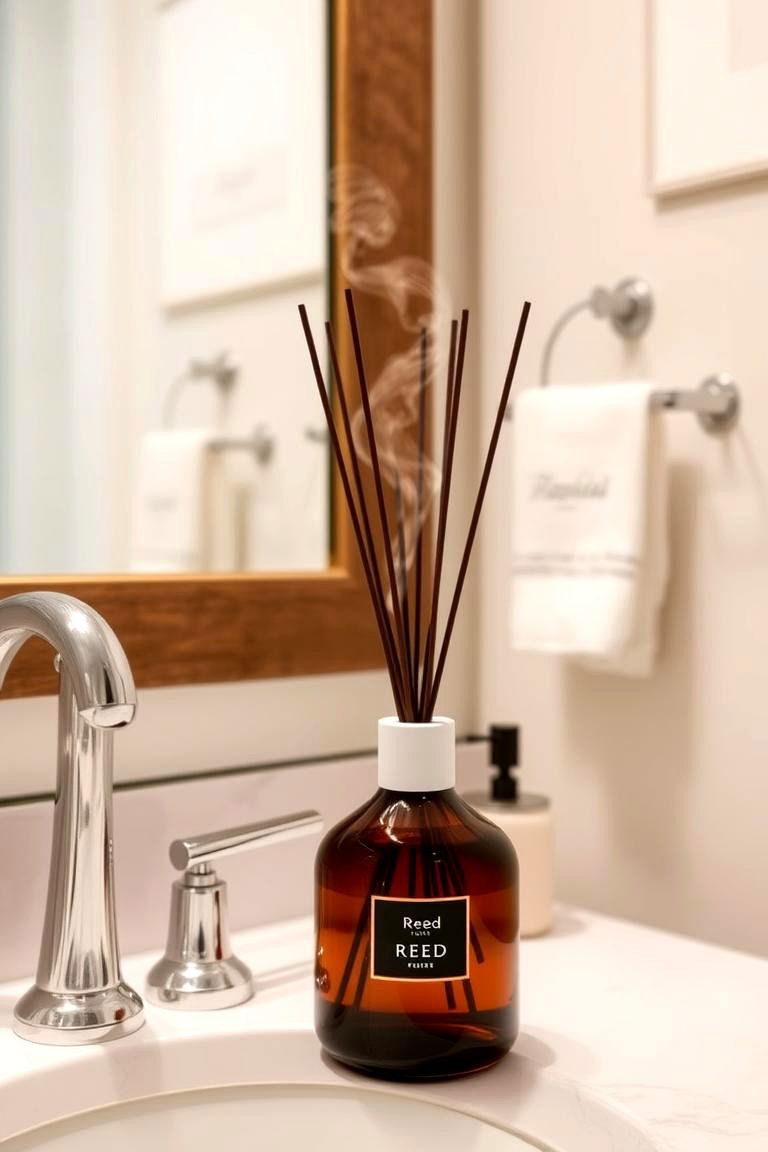 A Scent Diffuser for a Pleasant Aroma - 24 Guest Bathroom Ideas