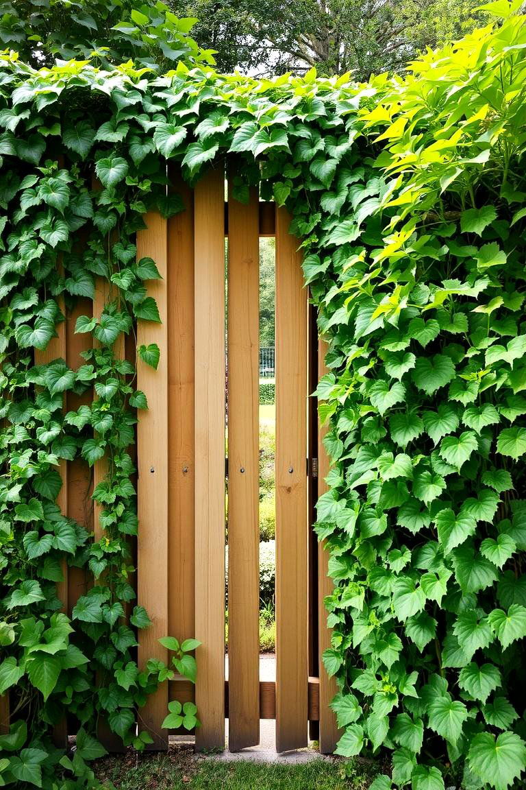 A Secret Garden Gate - 24 Hidden Door Ideas