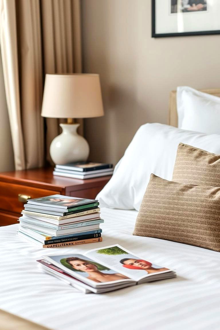 A Selection of Reading Material - 24 Office Guest Room Ideas