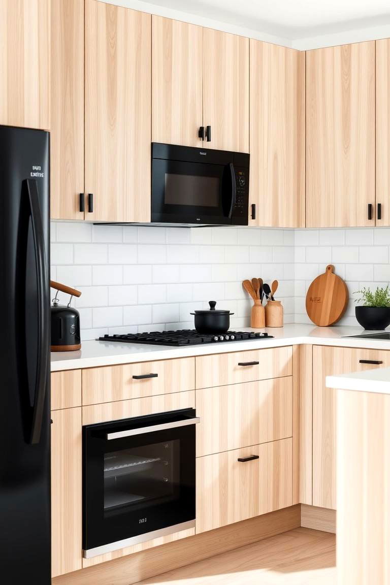 A Sense of Depth and Dimension - 24 Kitchen With Black Appliances