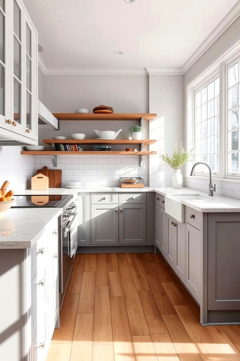 A Soft Gray Tone for a Calm and Inviting Space - 24 Gray Kitchens