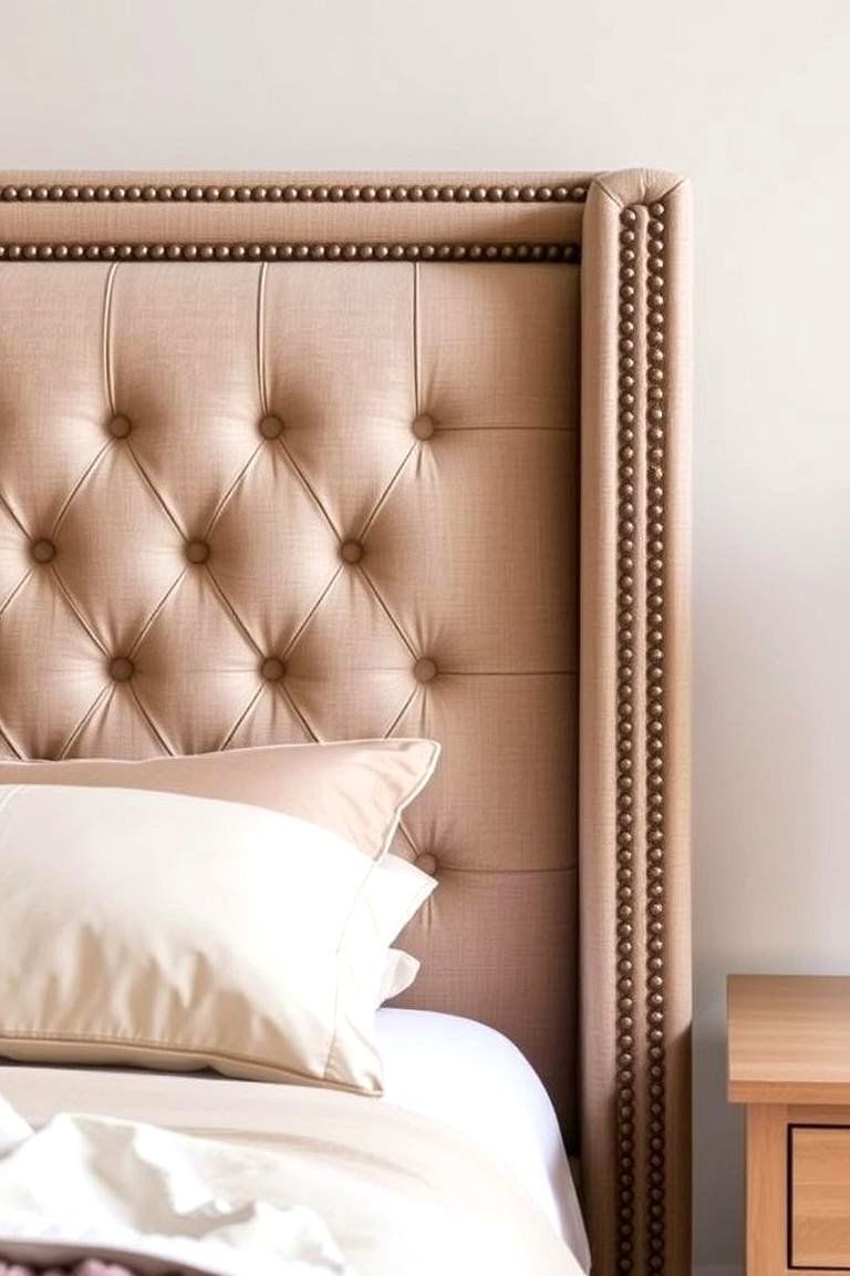 A Statement Headboard for Style and Comfort - 24 Cozy Bedroom Ideas