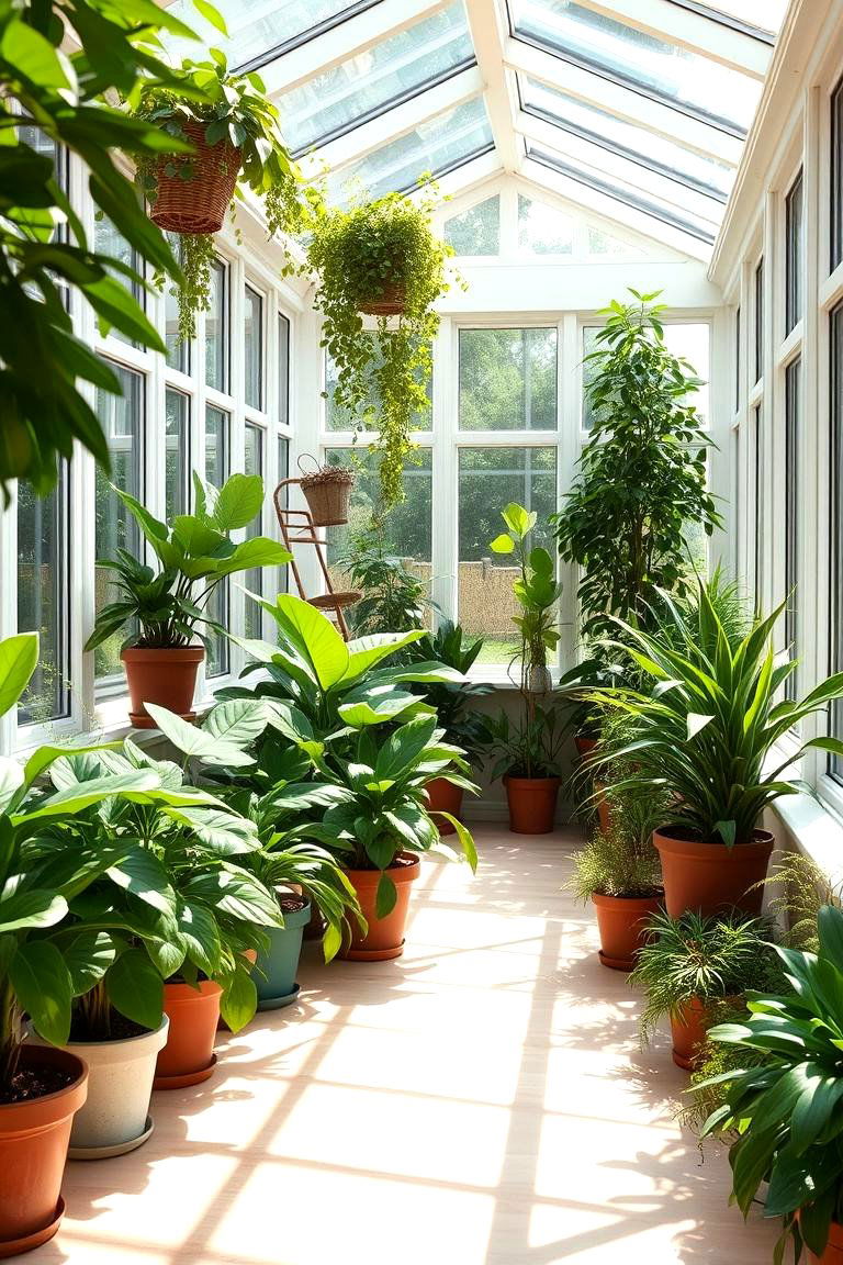 A Sunlit Indoor Garden - 24 Small Sunroom Ideas