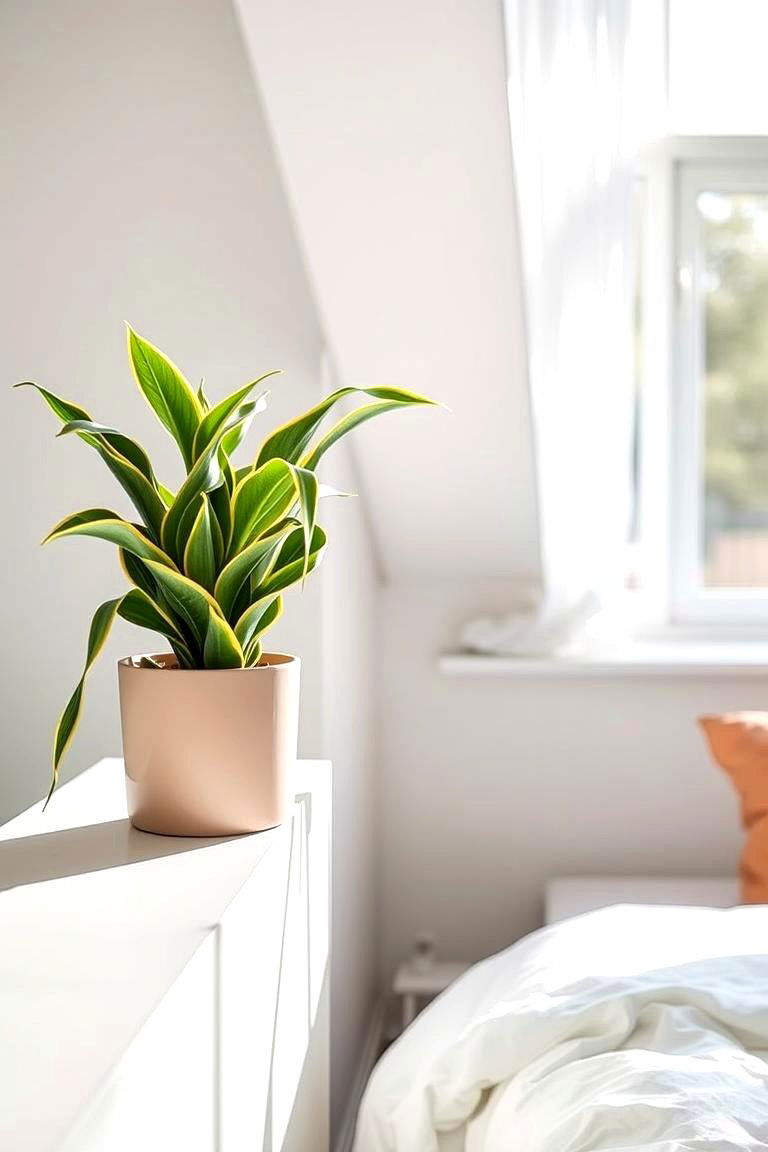 A Touch of Greenery for Life and Vibrancy - 24 romantic bedroom ideas