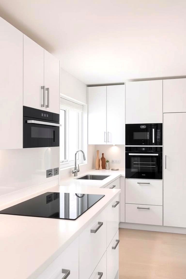 A Touch of Sophistication - 24 Kitchen With Black Appliances