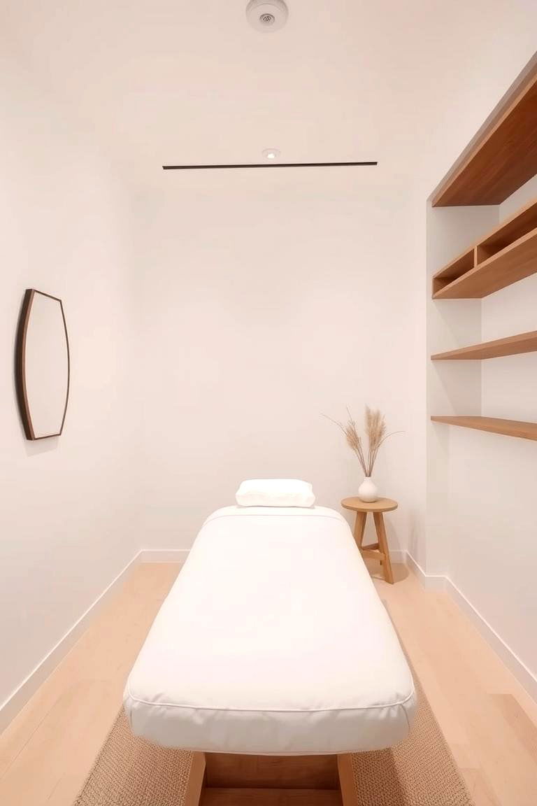A Tranquil Minimalist Design - 24 Esthetician Room Ideas