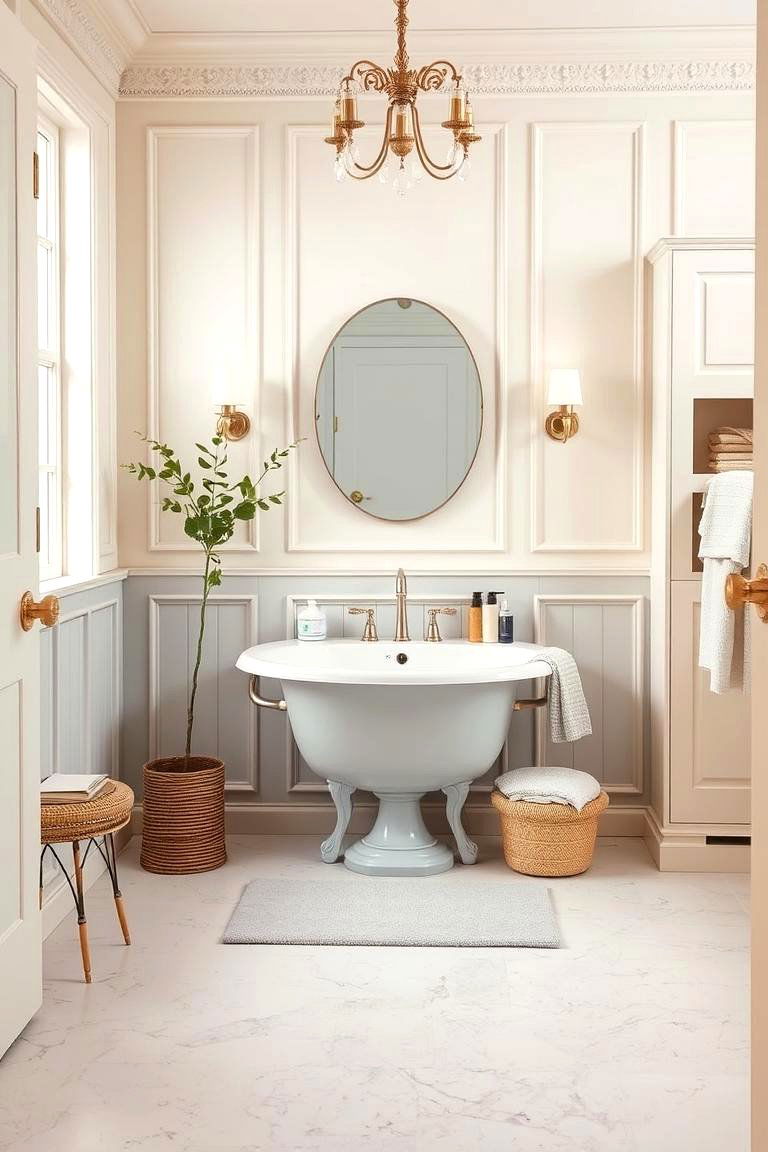 A Victorian Color Palette to Set the Mood - 24 Victorian Bathroom Ideas