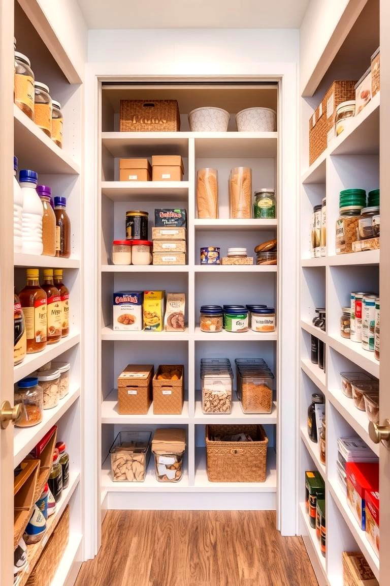 A Walk In Pantry for Extra Storage - 24 Mountain House Kitchen Ideas