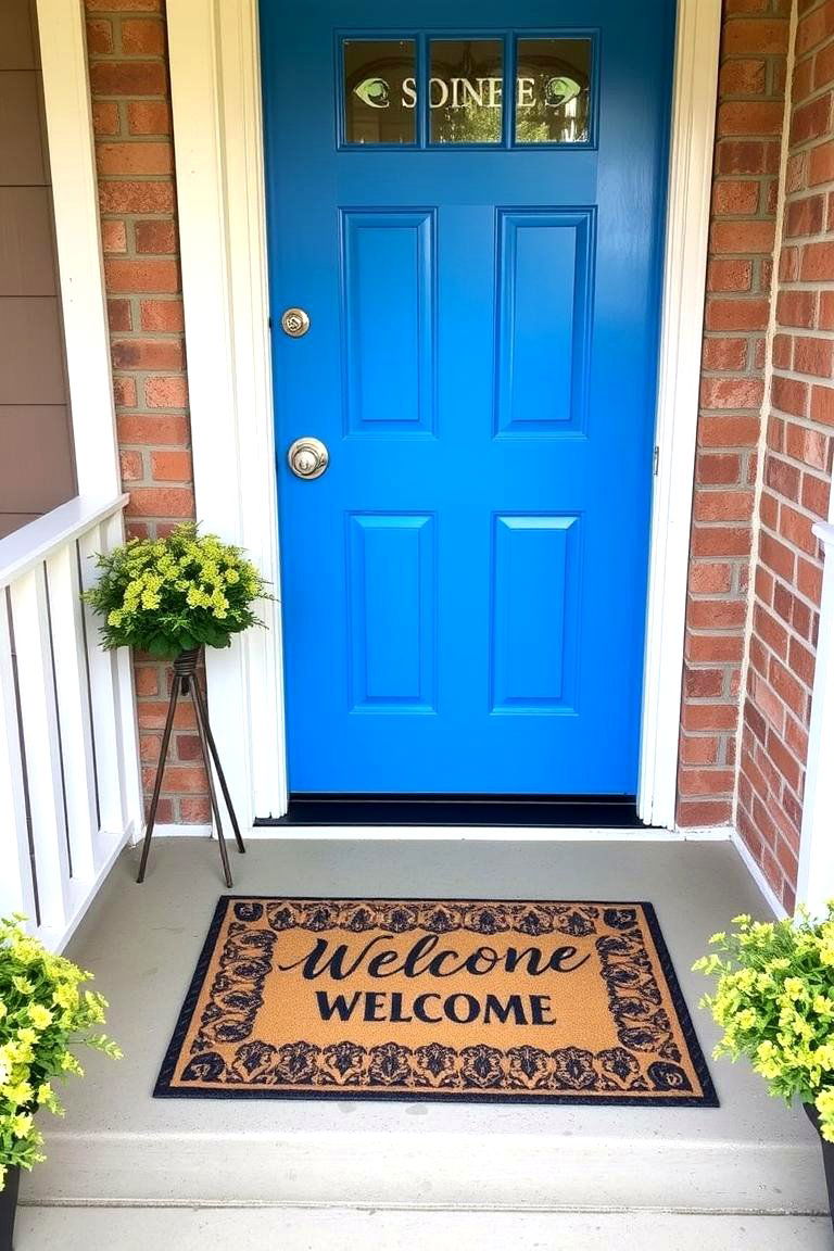 A Welcoming Doormat - 24 Small Front Porch Ideas