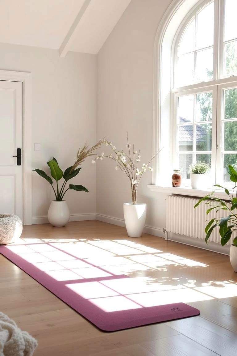 A Yoga Studio - 24 Small Sunroom Ideas