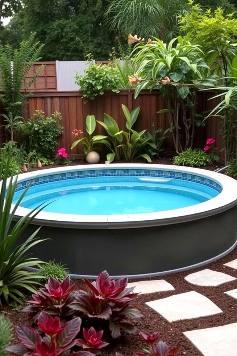 Above Ground Pool - 24 Small Pool Ideas