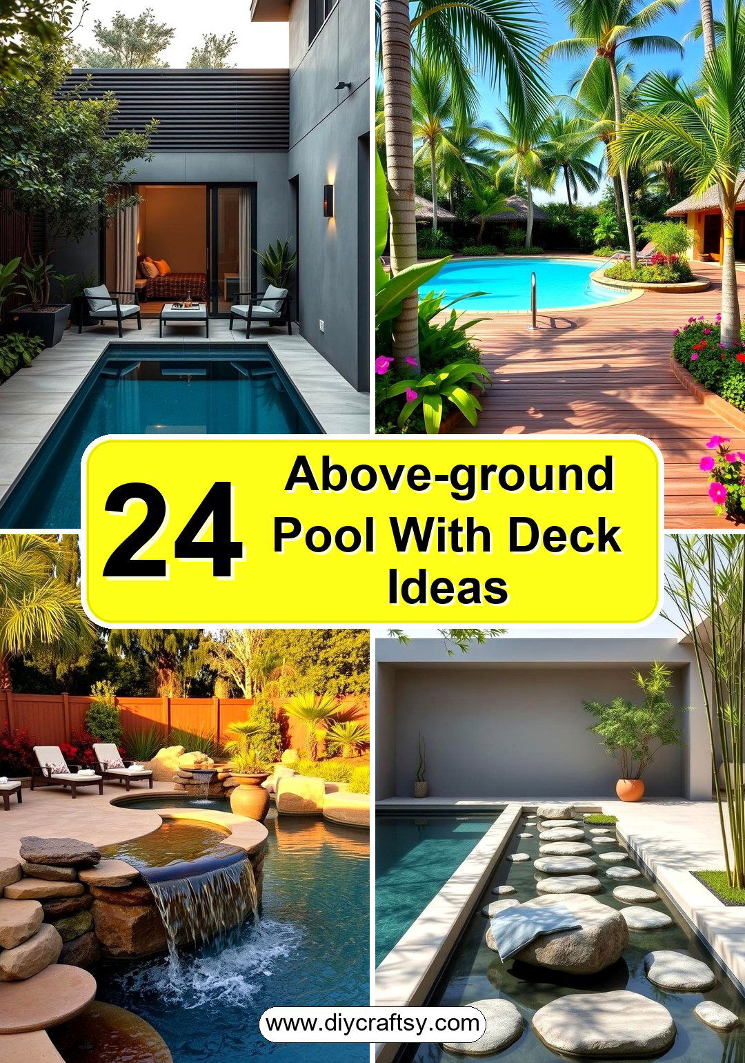 Above-ground Pool With Deck Ideas