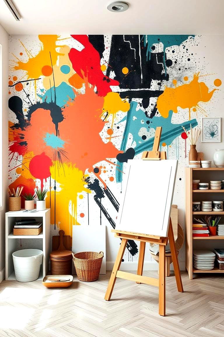 Abstract Art Wallpaper - 24 Office Wallpaper Ideas