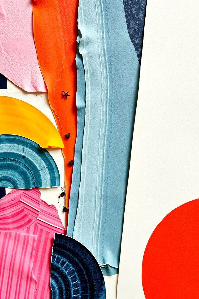 Abstract Art and Photos Fusion - 24 Photo Wall Ideas
