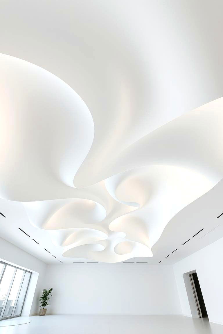 Abstract Design Ceiling - 24 Pop Ceiling Design Ideas