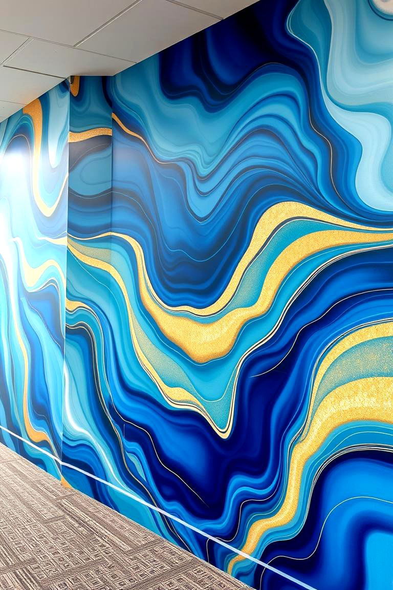 Abstract Fluid Art - 24 Office Wall Murals